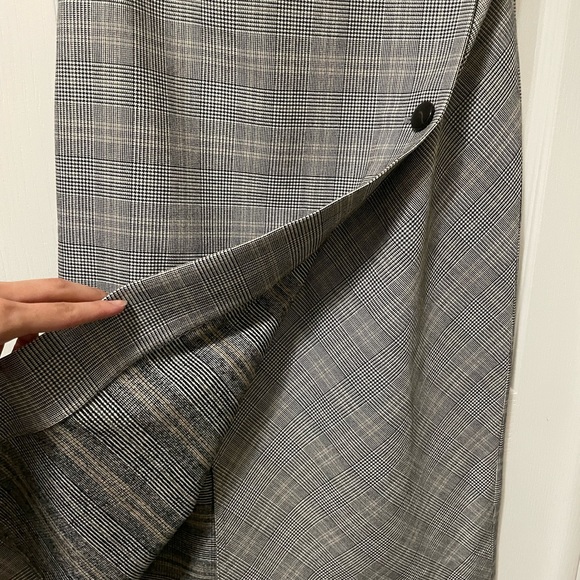 PLAID LONG SKIRT - Picture 4 of 4